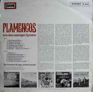 Die Flamenco-Gruppe „Antonio Arenas”* ‎– Flamencos Aus Dem Sonnigen Spanien  (1971)