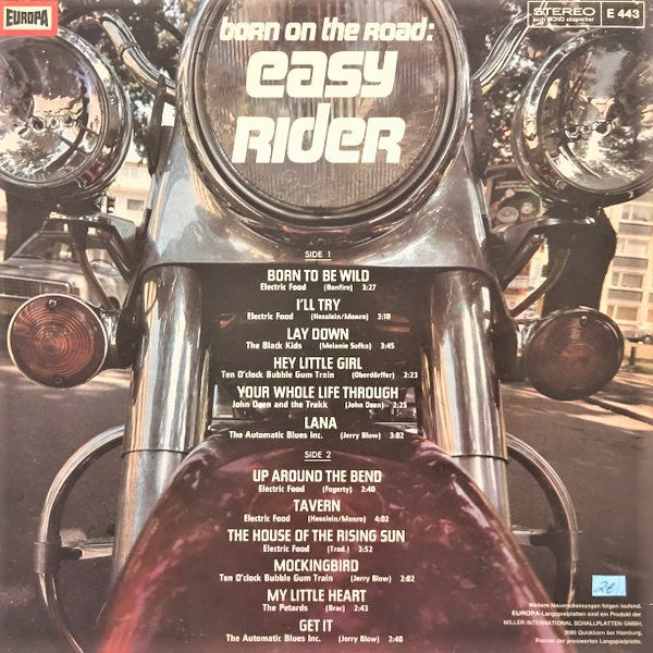 Various ‎– Born On The Road: Easy Rider  (1971)