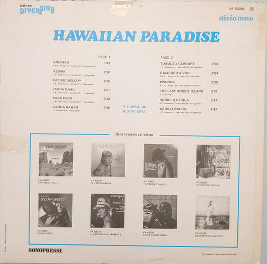 The Hawaiian Guitar Boys* ‎– Hawaiian Paradise