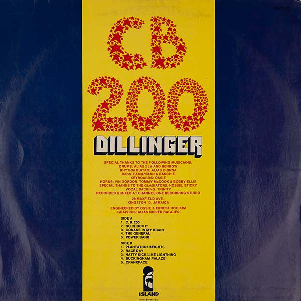 Dillinger ‎– CB 200  (1976)