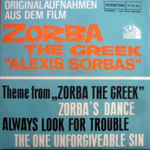 Mikis Theodorakis ‎– Originalaufnahmen Aus Dem Film Zorba The Greek "Alexis Sorbas"     7"