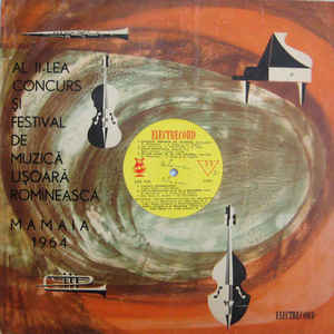 Various – Al II-lea Concurs Și Festival De Muzică Ușoară Romînească Mamaia 1964 (1964)