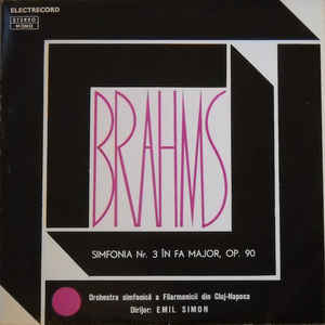 Johannes Brahms – Simfonia Nr. 3 În Fa Major, Op. 90