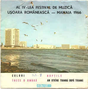 Constantin Drăghici – Al IV-lea Festival De Muzică Ușoară Românească – Mamaia 1966 (1966)