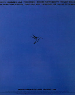 Leonard Cohen ‎– Recent Songs  (1979)     LP
