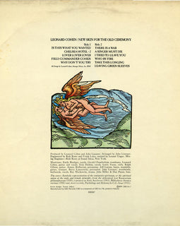 Leonard Cohen ‎– New Skin For The Old Ceremony  (1974)     LP