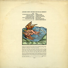 Leonard Cohen ‎– New Skin For The Old Ceremony  (1974)     LP