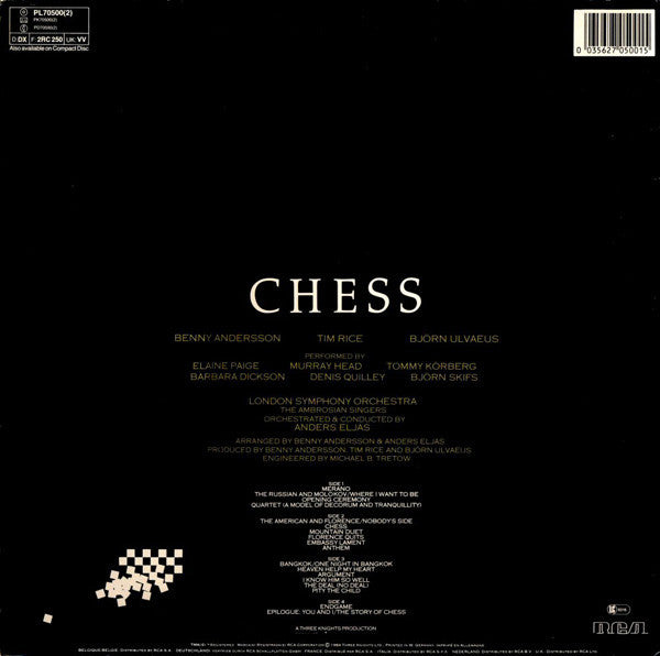 Benny Andersson, Tim Rice, Björn Ulvaeus ‎– Chess  (1984)