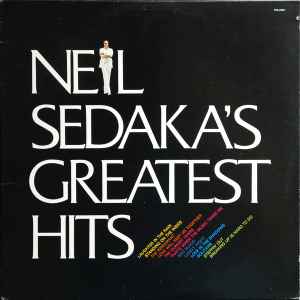 Neil Sedaka ‎– Neil Sedaka's Greatest Hits  (1977)      LP