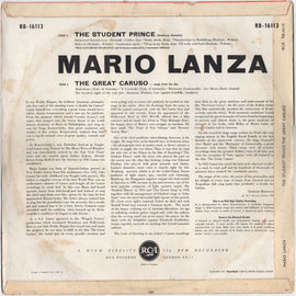 Mario Lanza ‎– The Student Prince And The Great Caruso  (1959)