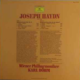 Joseph Haydn, Wiener Philharmoniker, Karl Böhm ‎– Symphonien Nr.91 / Nr.92 >>Oxford<<  (1975)