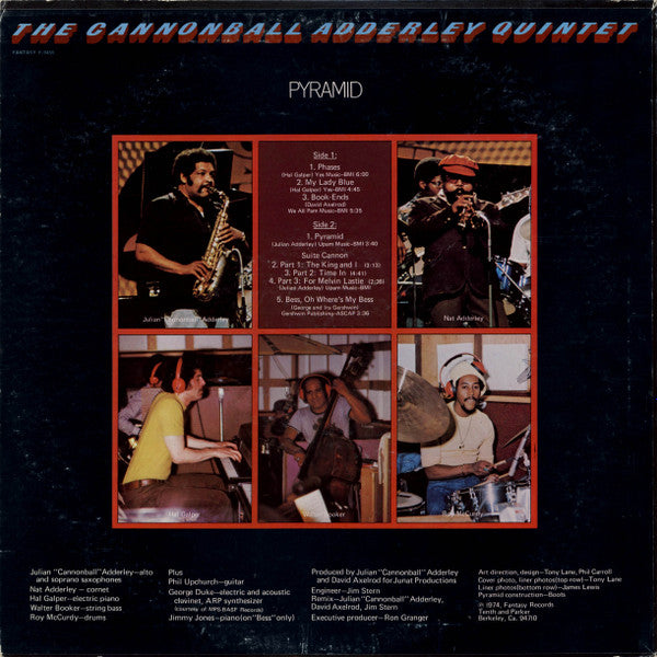 The Cannonball Adderley Quintet ‎– Pyramid  (1974)