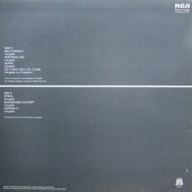 Vangelis ‎– To The Unknown Man Vol. II  (1982)     LP
