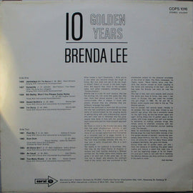 Brenda Lee ‎– 10 Golden Years      LP