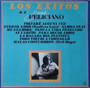 José Feliciano ‎– Los Exitos De José Feliciano  (1985)