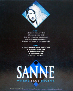 Sanne* ‎– Where Blue Begins  (1991)