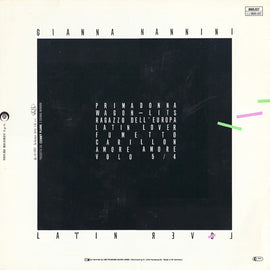 Gianna Nannini ‎– Latin Lover  (1982)