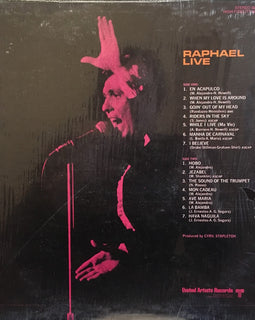 Raphael ‎– Live  (1970)     LP