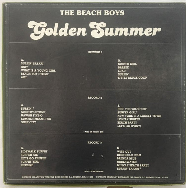 Various ‎– The Beach Boys Golden Summer Original Hits