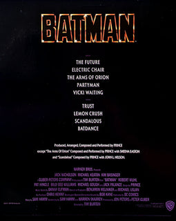 Prince – Batman™ (Motion Picture Soundtrack)  (1989)     LP