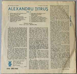 Alexandru Țitruș ‎– Un Virtuose De L'Archet Vol. II = A Virtuoso Of The Bow Vol. II