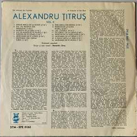 Alexandru Țitruș ‎– Un Virtuose De L'Archet Vol. II = A Virtuoso Of The Bow Vol. II