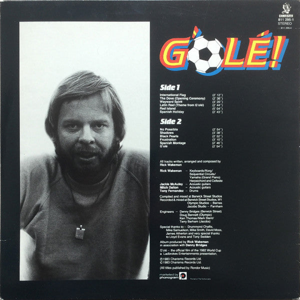 Rick Wakeman ‎– G'olé! - The Official Film Of The 1982 World Cup - The Original Film Soundtrack  (1983)