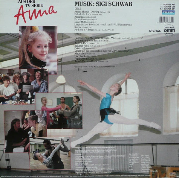 Sigi Schwab* – Anna (Original Soundtrack Aus Der Gleichnamigen TV-Serie)  (1987)