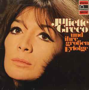 Juliette Gréco ‎– Juliette Gréco Und Ihre Großen Erfolge  (1977)