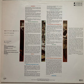 Manfred Mann's Earth Band With Chris Thompson ‎– Criminal Tango  (1986)