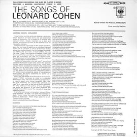 Leonard Cohen ‎– Songs Of Leonard Cohen  (1972)