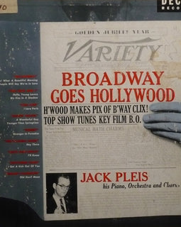 Jack Pleis His Piano, Orchestra And Chorus* – Broadway Goes Hollywood  (1955)