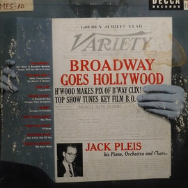 Jack Pleis His Piano, Orchestra And Chorus* – Broadway Goes Hollywood  (1955)