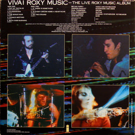 Roxy Music ‎– Viva! Roxy Music - The Live Roxy Music Album  (1976)     LP
