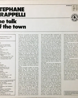 Stephane Grappelli* ‎– The Talk Of The Town  (1975)