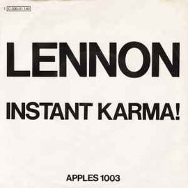 Lennon* ‎– Instant Karma!  (1970)     7"