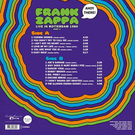 Frank Zappa – Ahoy There! Live In Rotterdam 1980 (Part 2)  (2020)     LP
