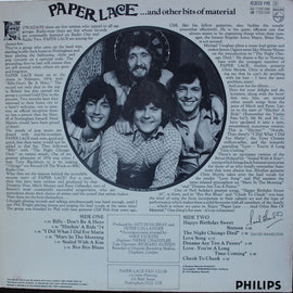 Paper Lace ‎– ...And Other Bits Of Material  (1974)