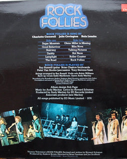 Charlotte Cornwell, Julie Covington And Rula Lenska  ‎– Rock Follies  (1977)     LP