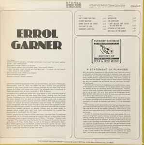 Errol Garner* ‎– Errol Garner