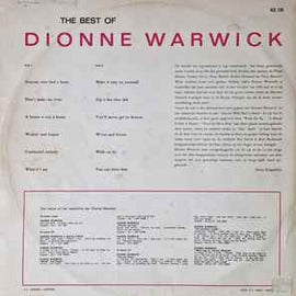 Dionne Warwick ‎– The Best Of Dionne Warwick