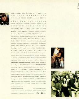 John Cougar Mellencamp ‎– Big Daddy  (1989)