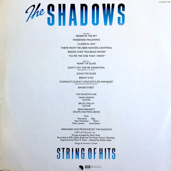 The Shadows ‎– String Of Hits  (1979)