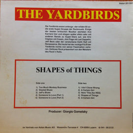 The Yardbirds ‎– Shapes Of Things  (1981)