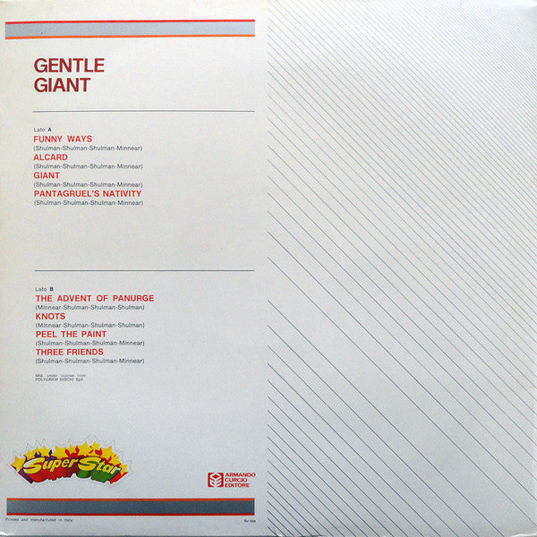 Gentle Giant ‎– Gentle Giant  (1982)