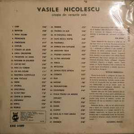 Vasile Nicolescu ‎– Citește Din Versurile Sale (Corabia De Sunete)  (1981)