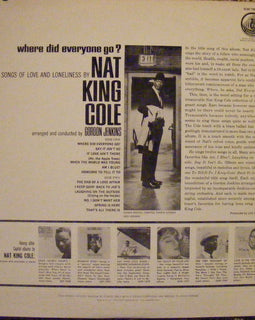 Nat King Cole ‎– Where Did Everyone Go?  (1963)