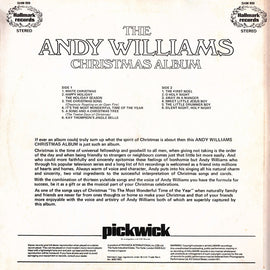 Andy Williams ‎– The Andy Williams Christmas Album