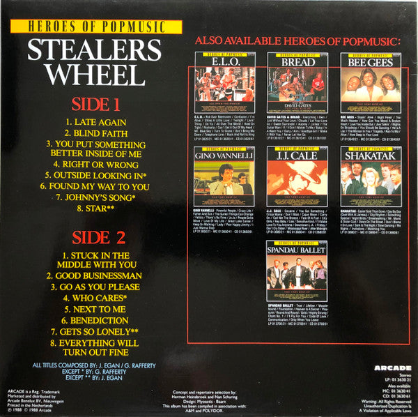 Stealers Wheel ‎– The Very Best Of  (1988)