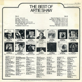 Artie Shaw And His Orchestra ‎– The Best Of Artie Shaw  (1975)